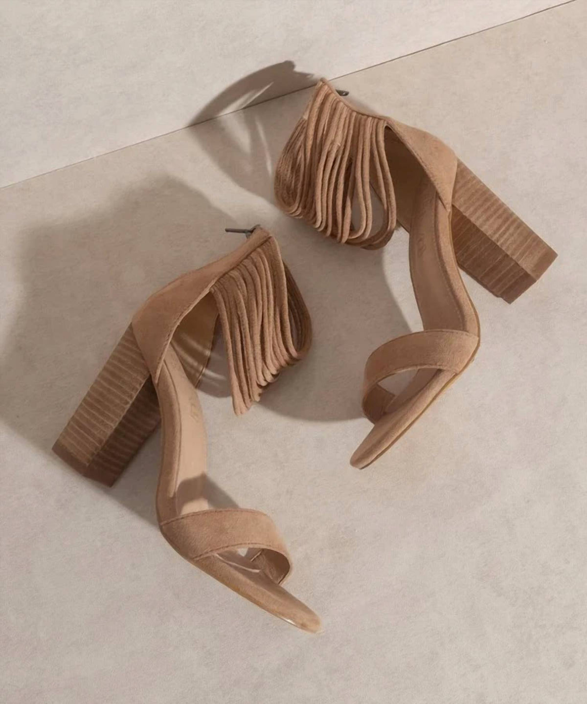 Oasis Society - Women's Blair Thick Ankle Strap Block Heels