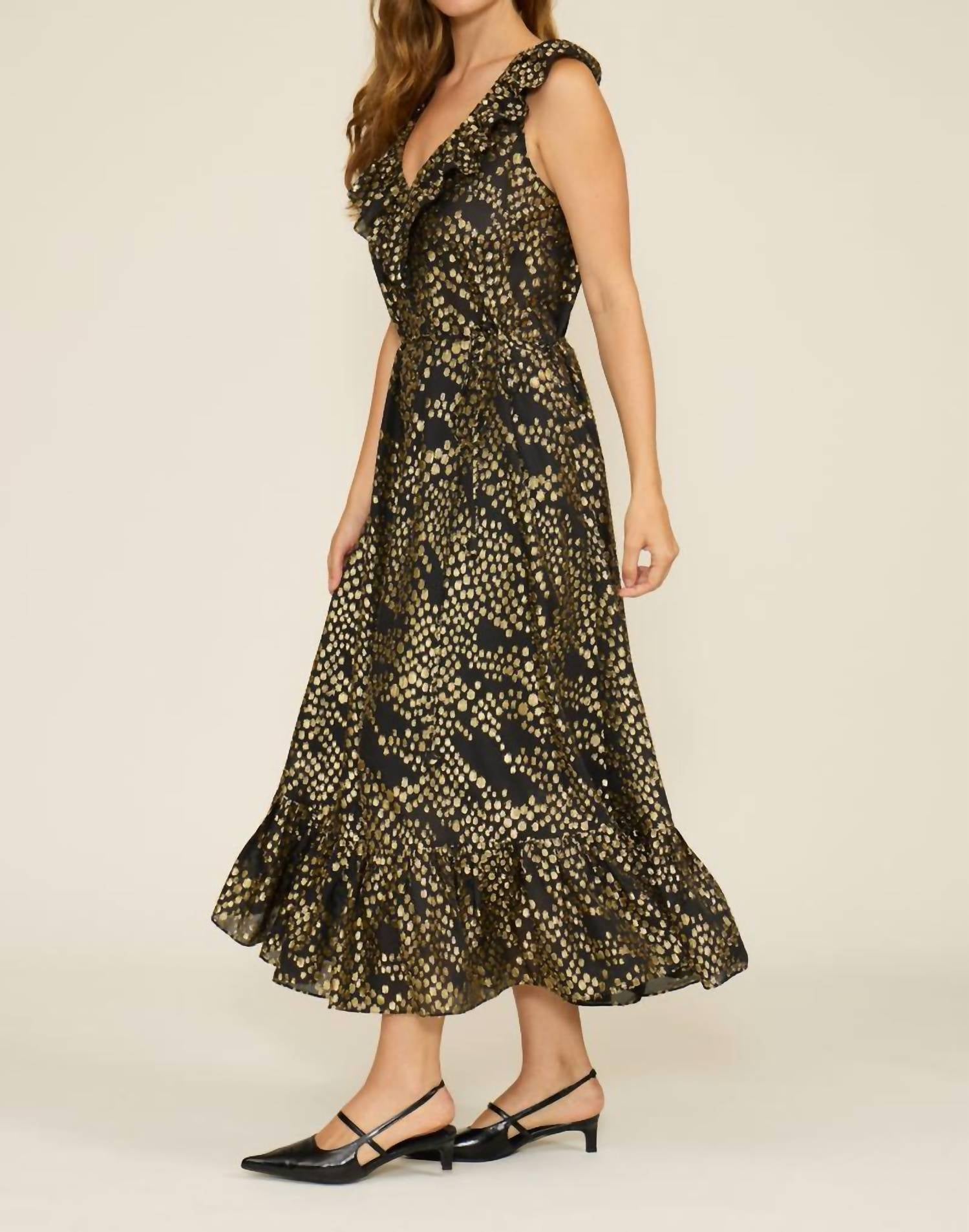 Lucy Paris - Lacey Ruffle Maxi Dress