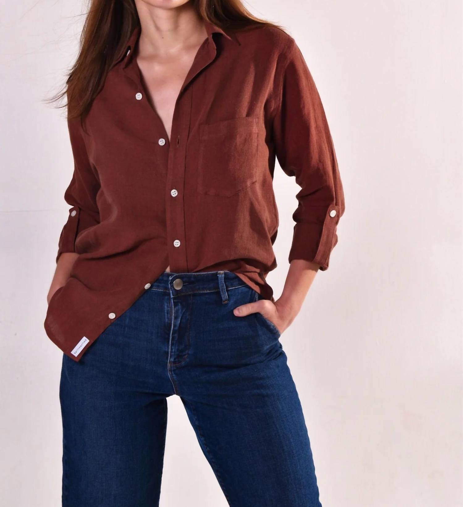 Emily Phillips - Button Down Tencel Shirt