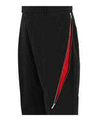 Salvatore Ferragamo - Men's Zip-detail Tailored Trousers