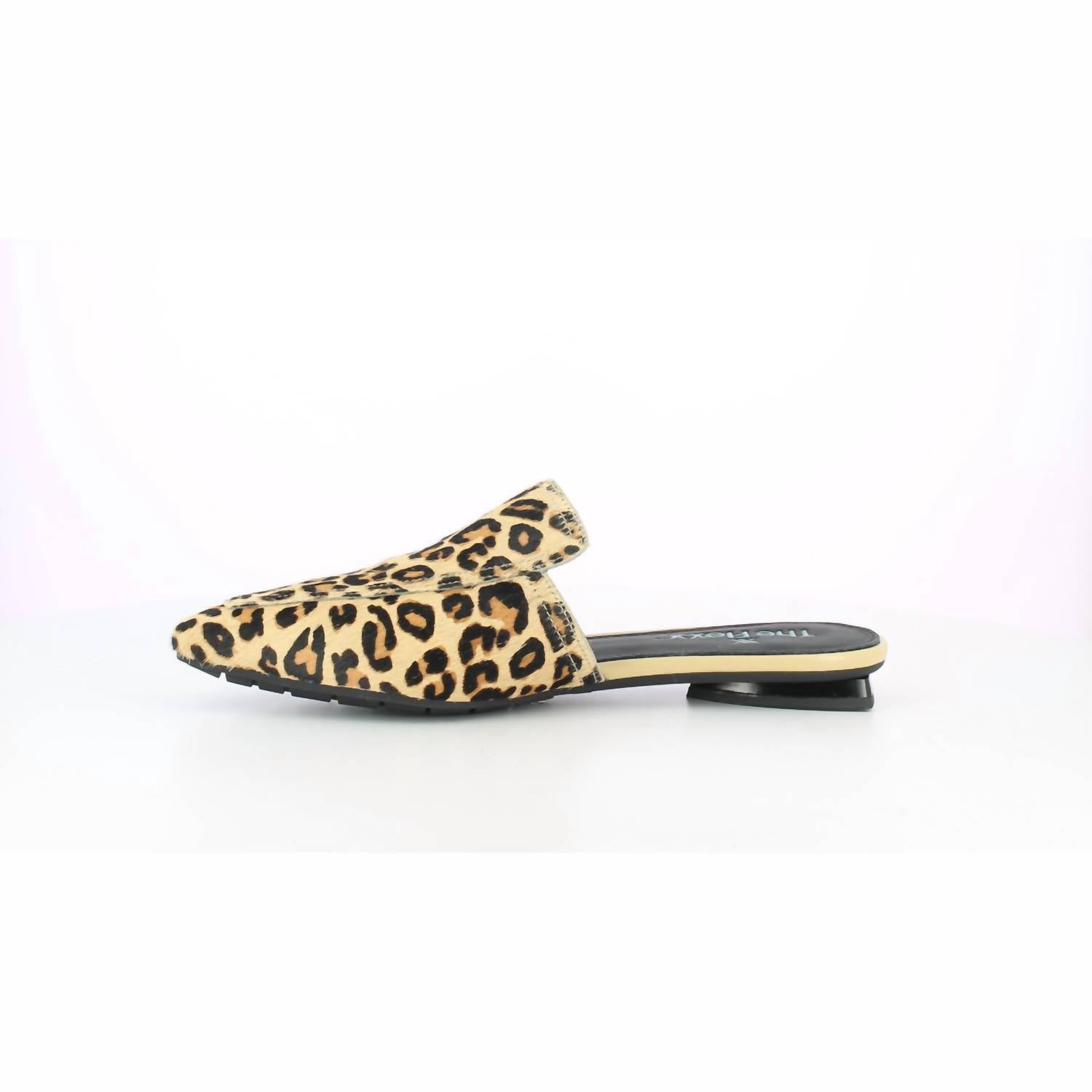 The FLEXX Women's Giuditta Mule in leopard - women's shoe - alternate view