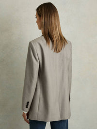 Reiss - Darla Wool Oversized Double-Breasted Blazer