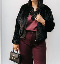 Bishop + Young - Faux Fur Jacket