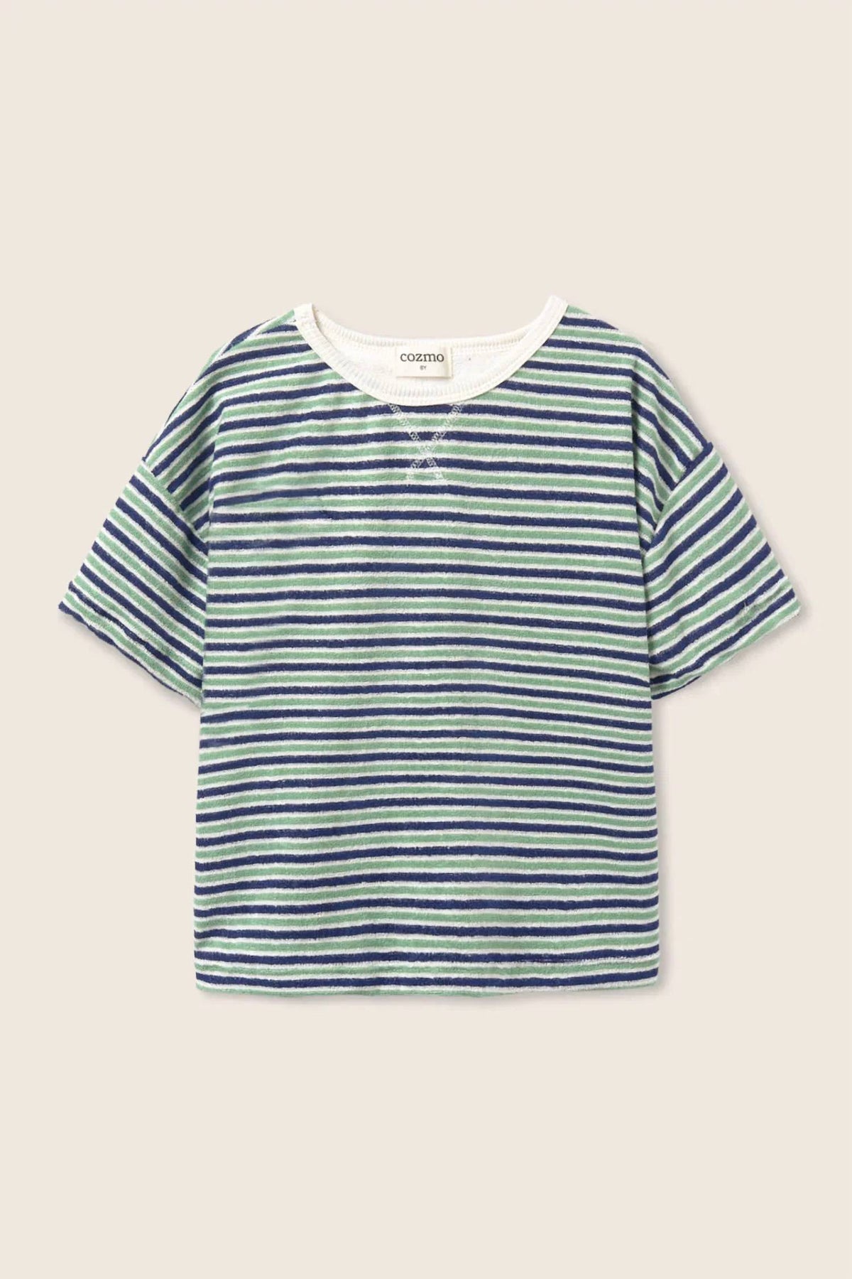 Cozmo - Enea Striped Terry T-shirt