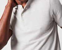 Billy Reid - Short Sleeve Hemp Cotton Henley Tee