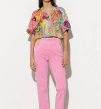 Luisa Cerano - Caribbean Print Blouse