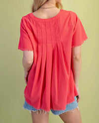 Gigio - Linen Short Sleeve Top
