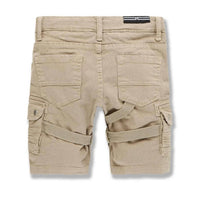 JORDAN CRAIG Boy's Cairo Cargo Shorts in safari - kids' shorts - detail view