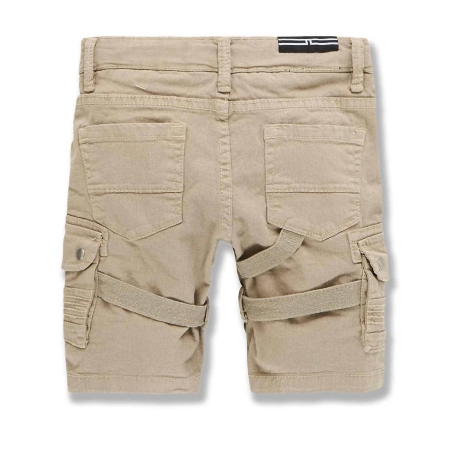 JORDAN CRAIG Boy's Cairo Cargo Shorts in safari - kids' shorts - detail view