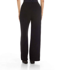 Karen Kane Women's Drawstring Pintuck Sweatpants in black - women's pants - alternate view