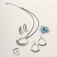 Brighton - Women's Interlok Braid Drop Necklace