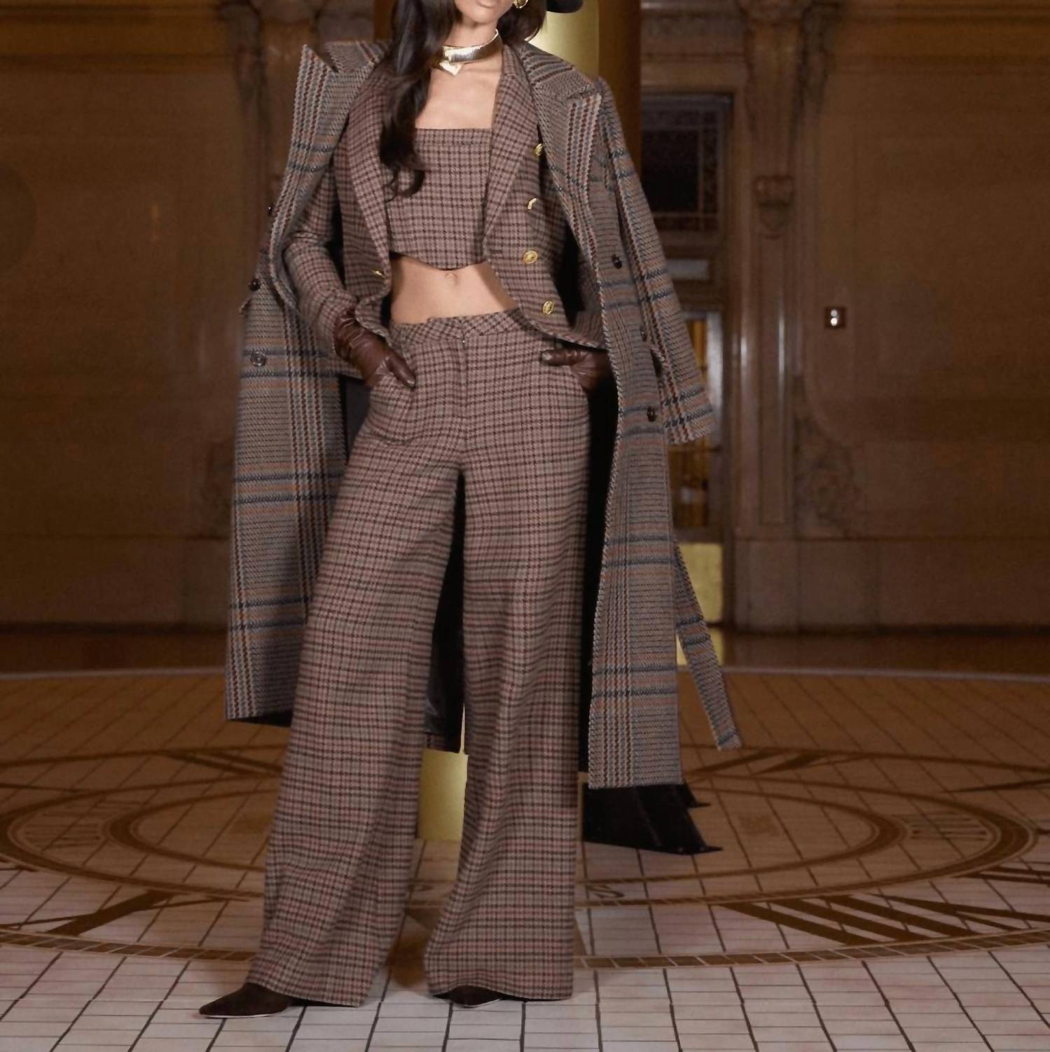 L'Agence - Pilar Wide Leg Pants
