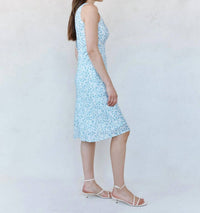 Bella Dahl - V-neck Tie Back Bias Maxi Dress