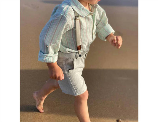 Me & Henry - Boy's Merchant Long Sleeve Button Down Shirt