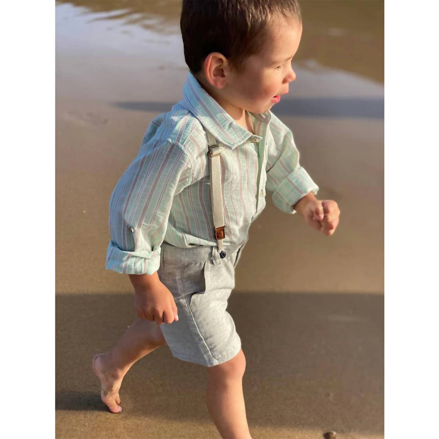 Me & Henry - Boy's Merchant Long Sleeve Button Down Shirt