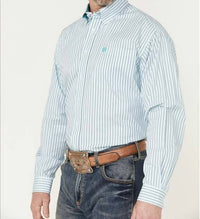 Cinch - Stretch Stripe Button Down Classic Shirt