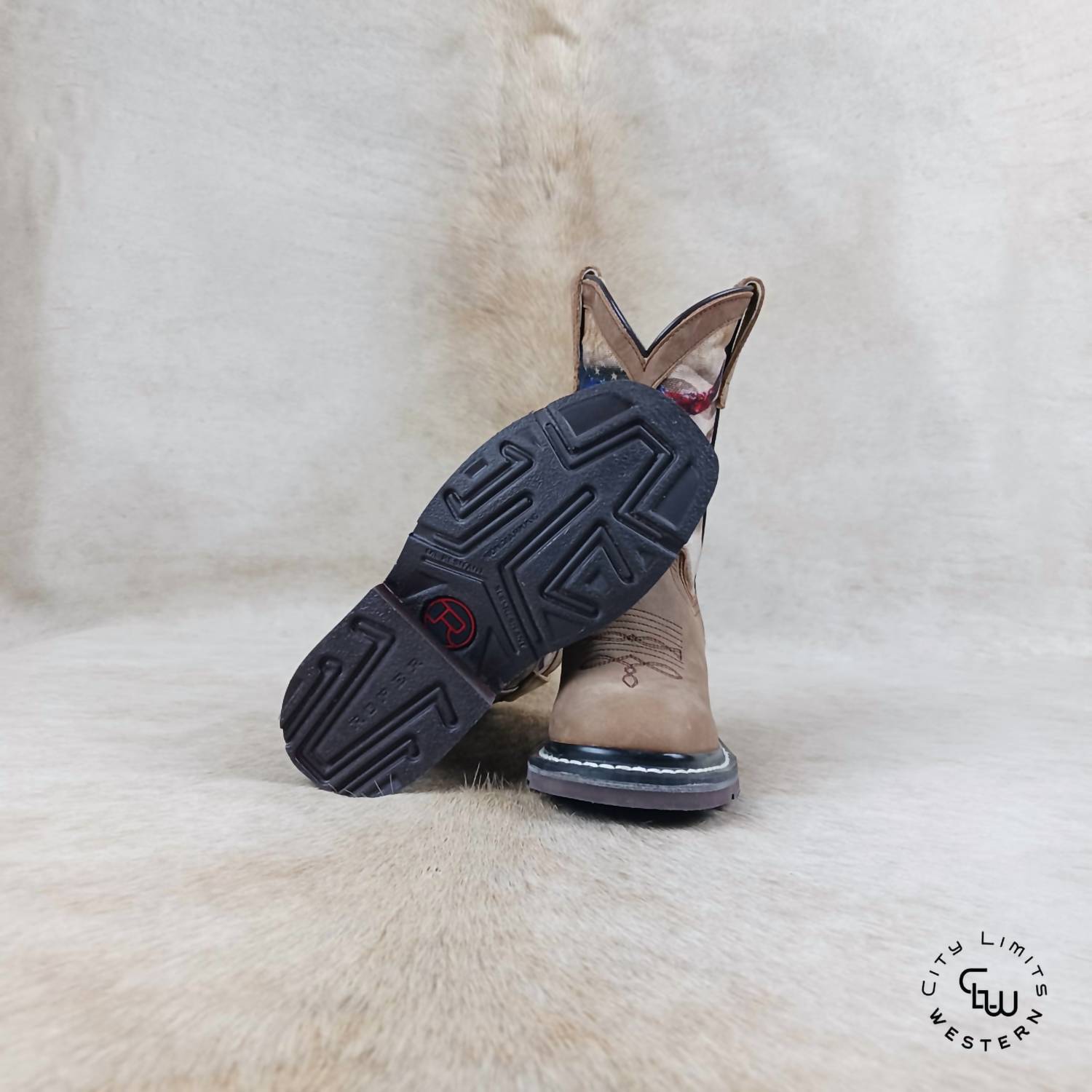 Roper - Kids American Bull Square Toe Boots