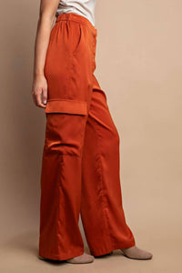 Gigio - Satin Cargo Pants