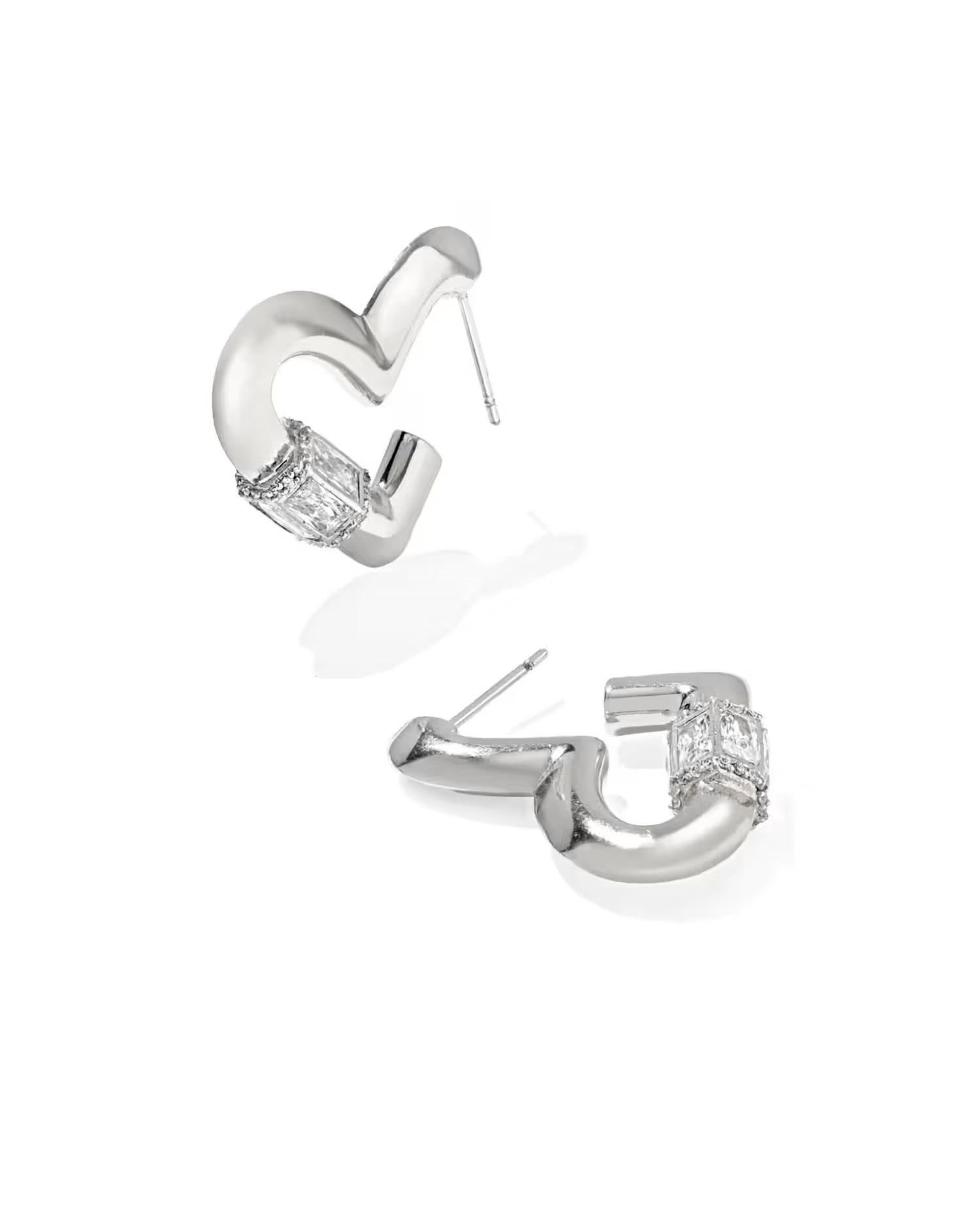 Kendra Scott - Women's Emery Heart Hoop Earrings