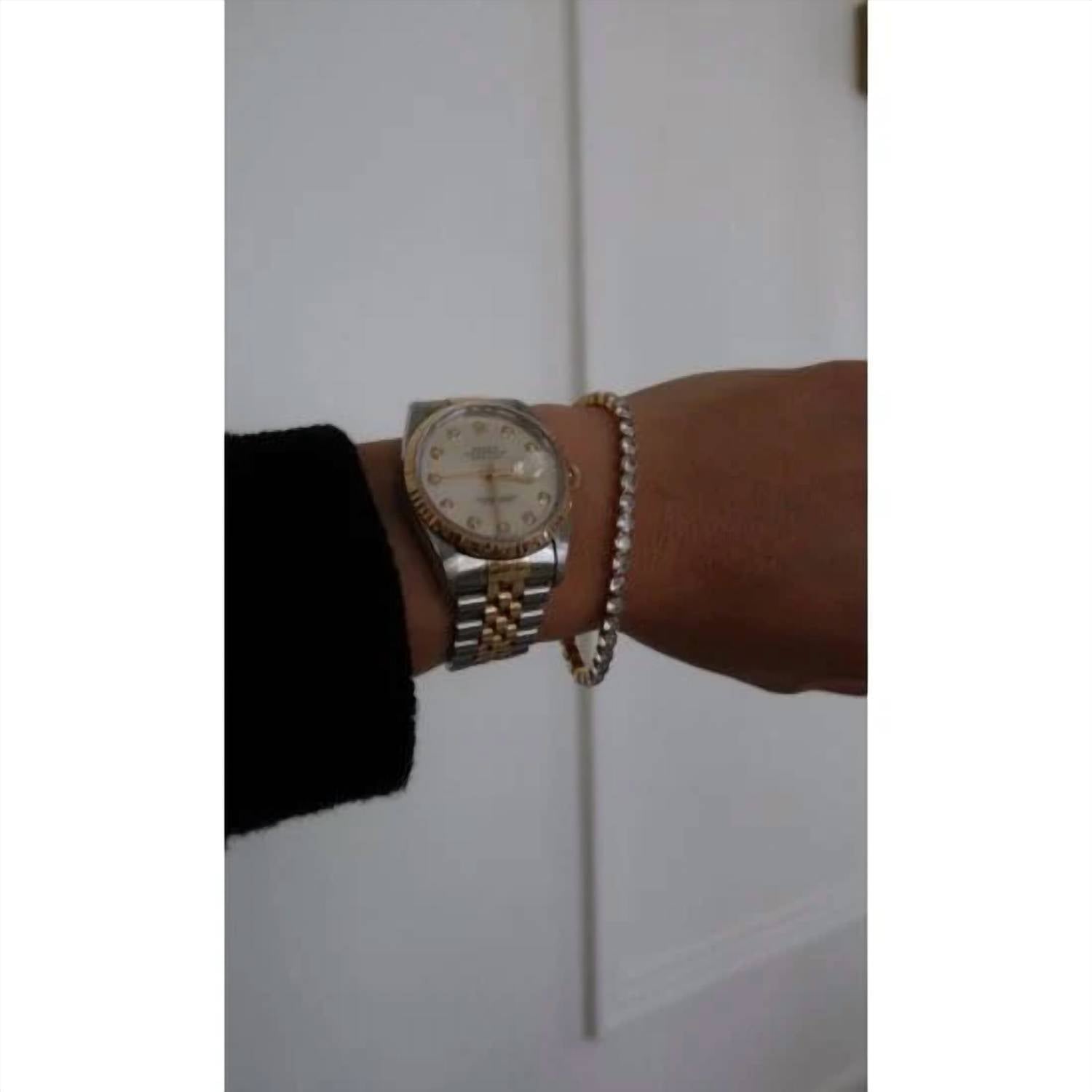 Chansuttpearls - Women's Chloe's Rhinestone Tennis Bracelet