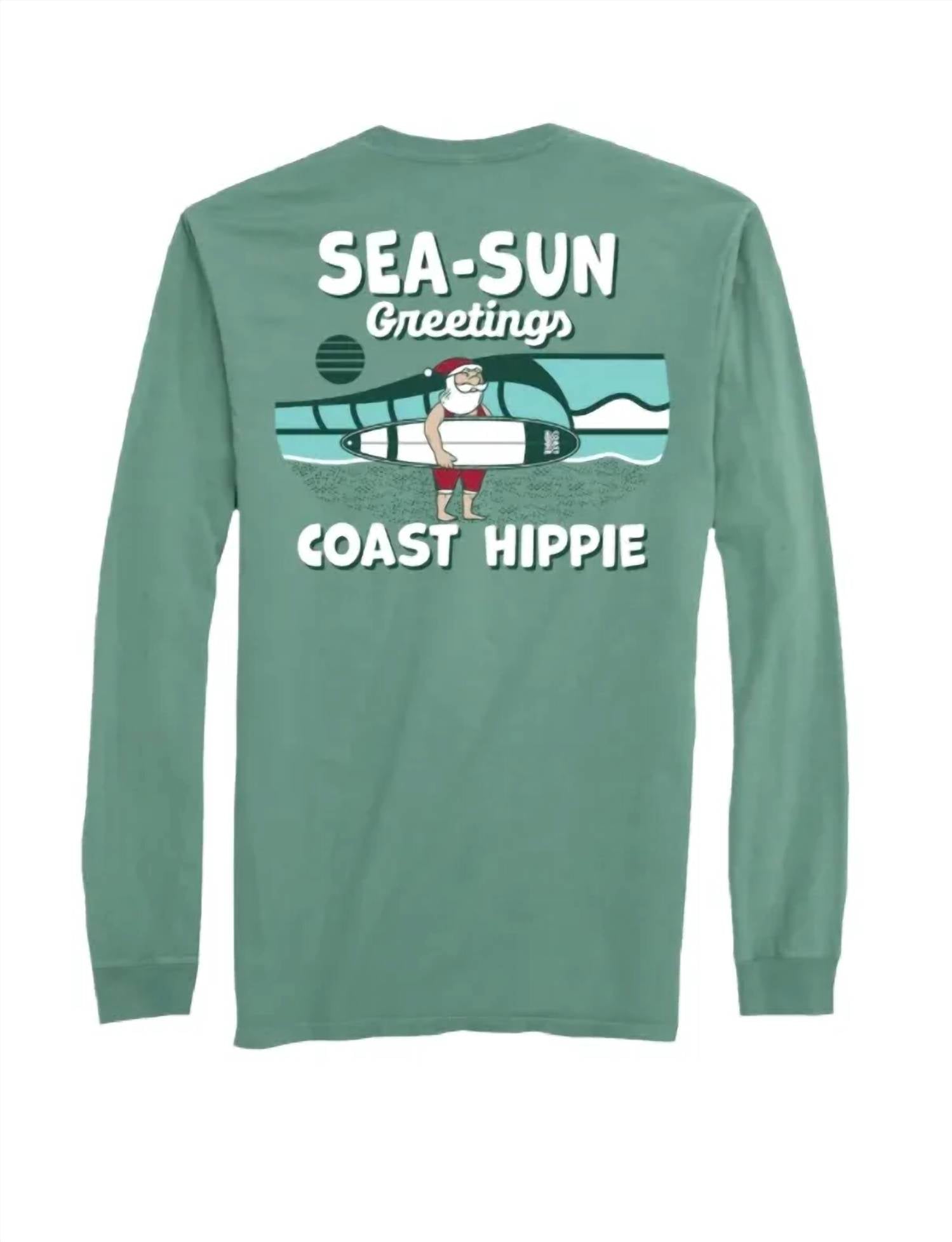 Coast Hippie - Sea-sun Greetings Long Sleeve Top