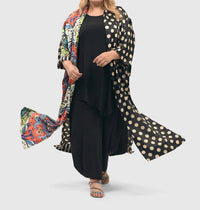 Alembika - Paisley Dot Long Kimono Jacket
