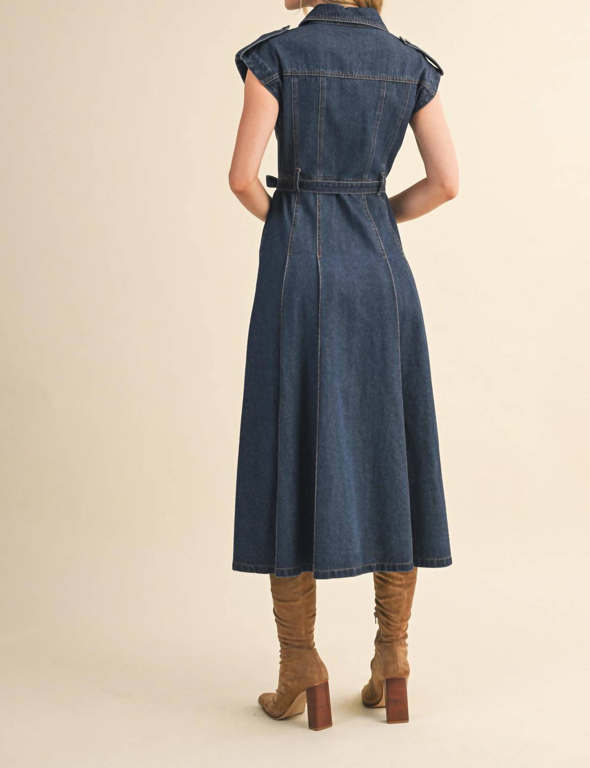 Klesis - DENIM MIDI DRESS