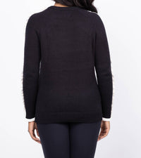Nic + Zoe - Ruffled Down Sweater