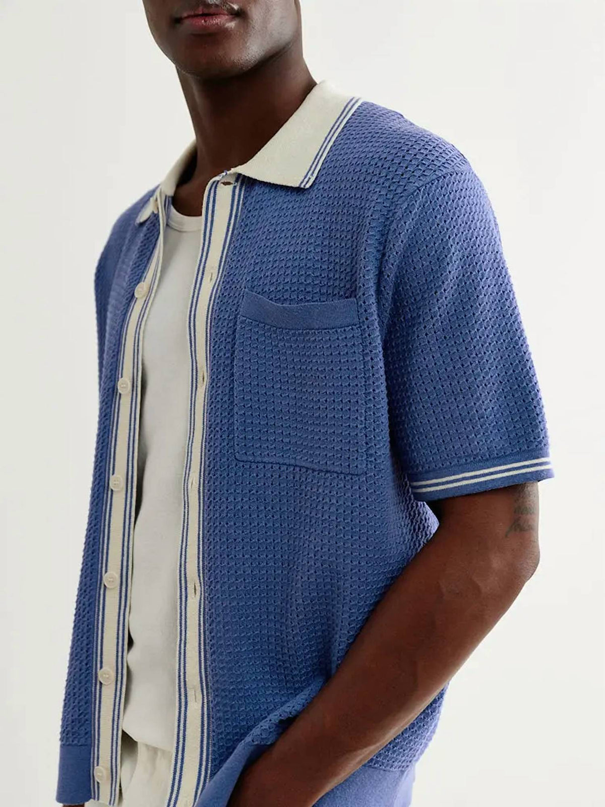 Wax London - Belle Knitted Polo Shirt