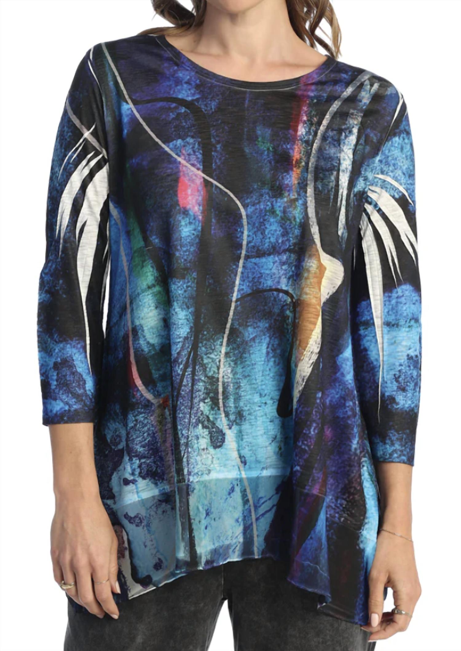 Jess & Jane - Eclipse Chiffon Hem Top