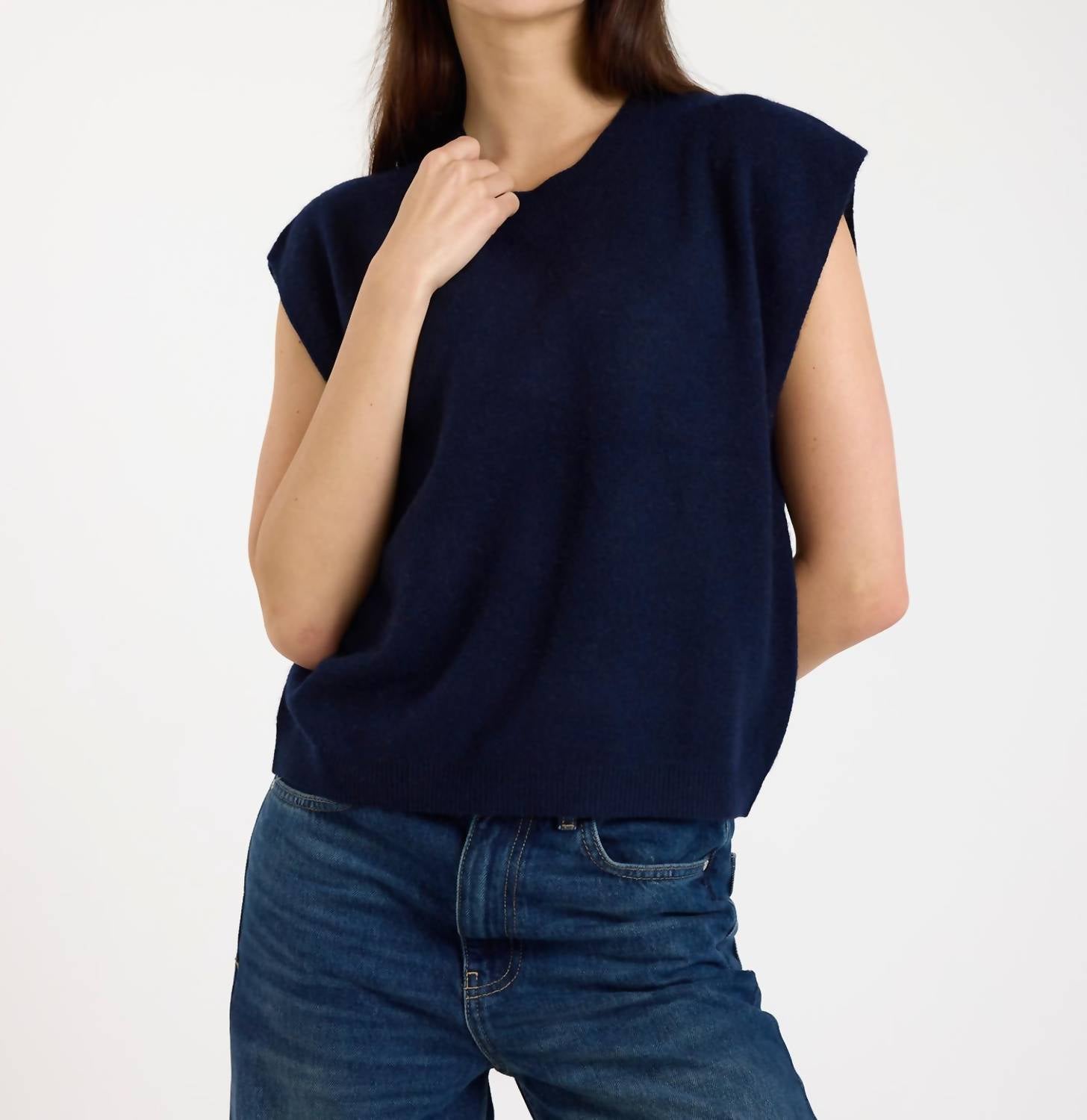 Brodie Cashmere - Tabby Cashmere Tank Top