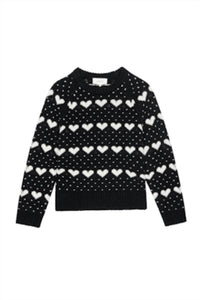 The Great. - Heart Crew Neck Sweater