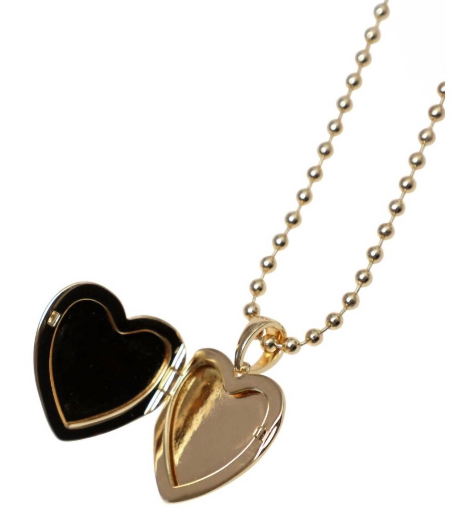 Boys Lie - Angel Rhodium Locket