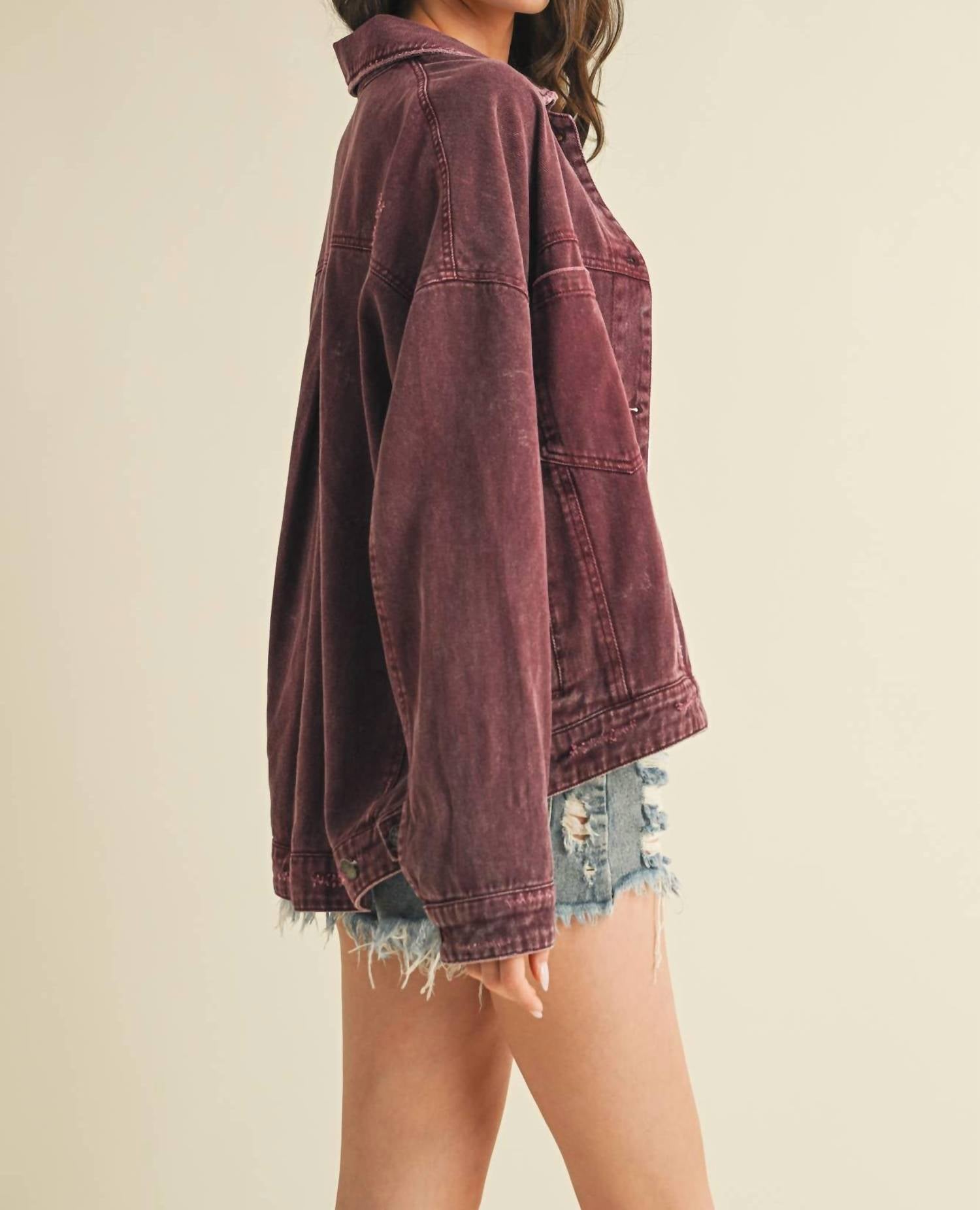 Mustard Seed - BACK PLEATED JACKET