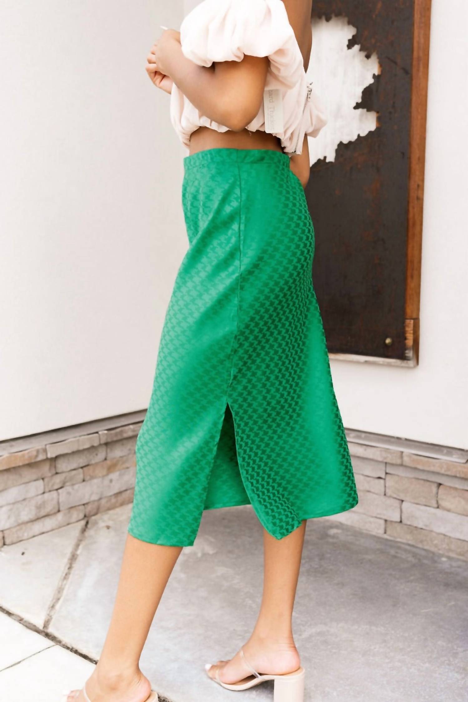 Her Entire Name Says Grace - Flow With Me Midi Skirt
