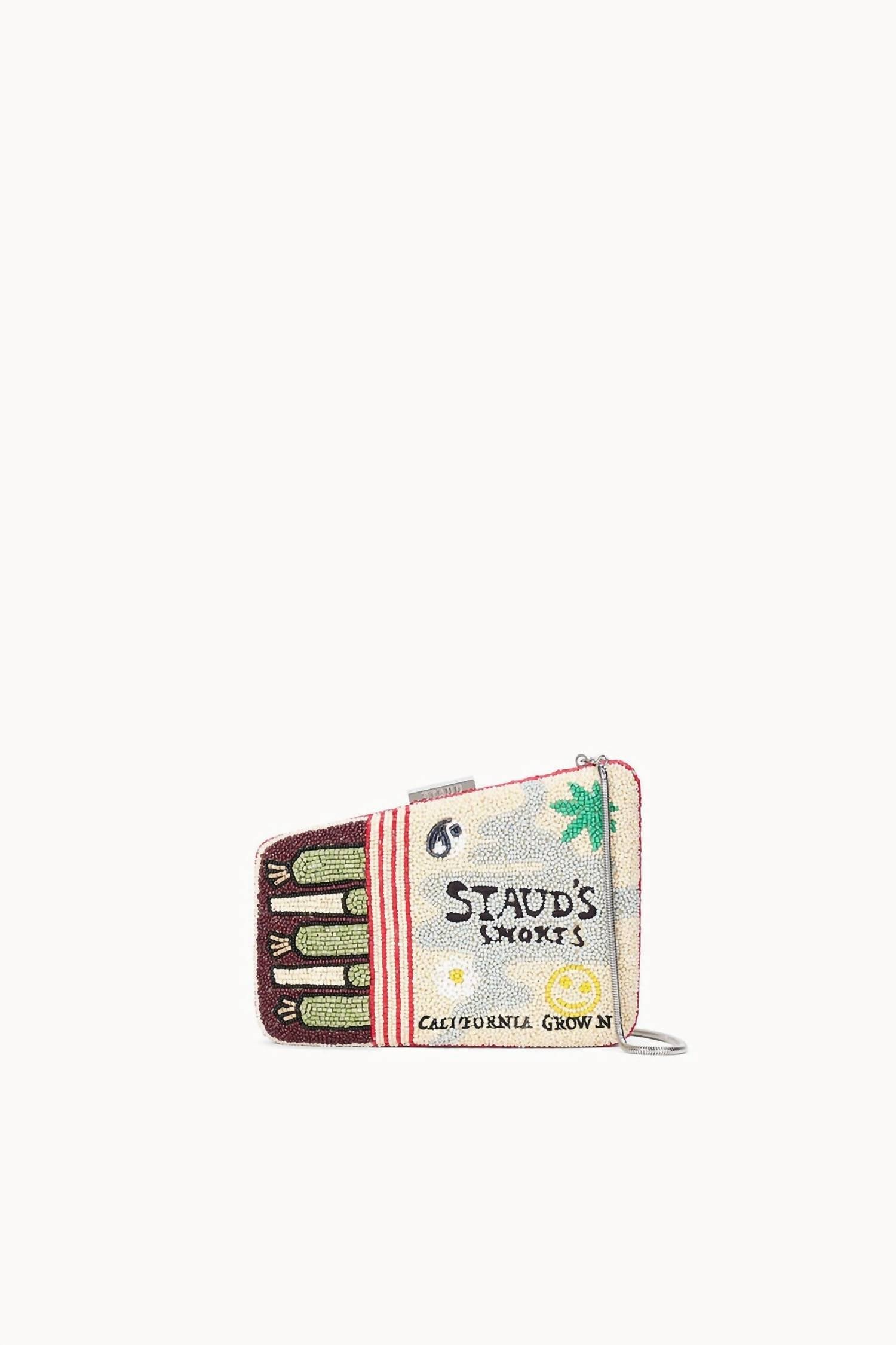 Staud - Women's Carmella Beaded Clutch Bag