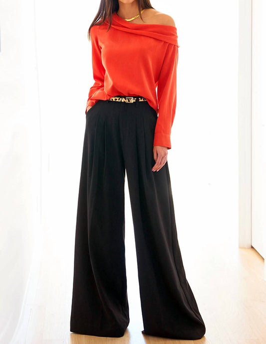 Finley - Dani One Shoulder Washed Cupro Top