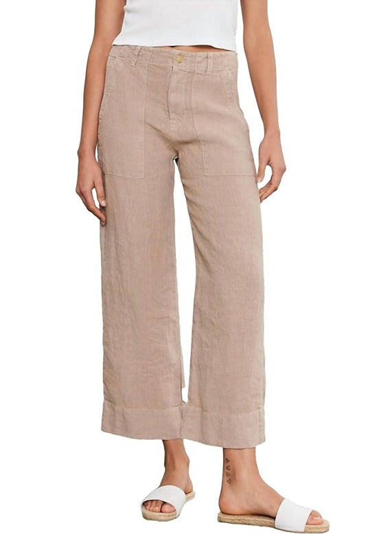 Velvet By Graham & Spencer - Dru Heavy Linen Pant