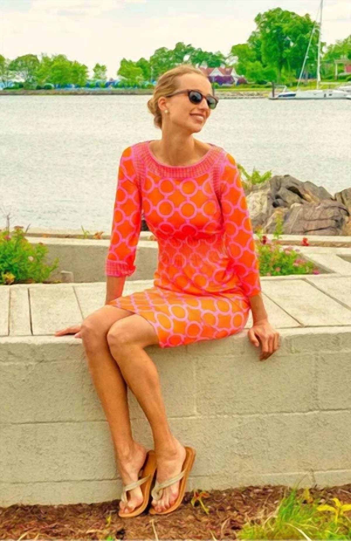 Gretchen Scott - Dip & Dots Cinch Dress