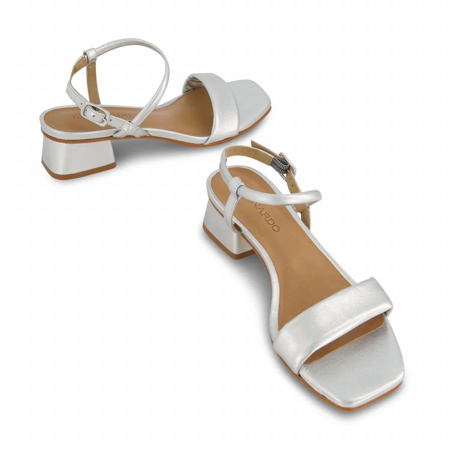 Bernardo - Women's Josei Low Heel Leather Sandals