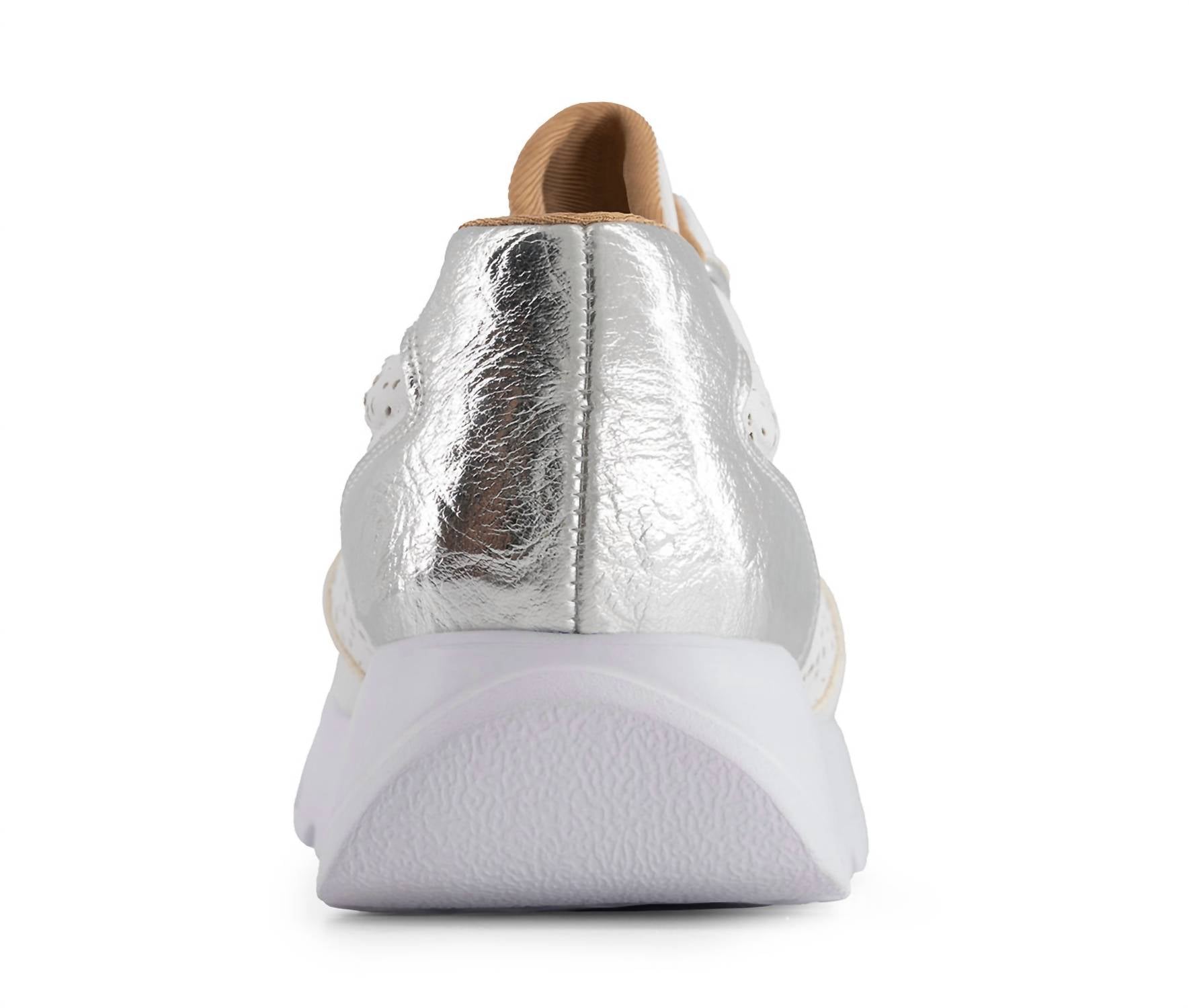 Andrea - Women's Casual Sneakers With Laser Cut Pattern