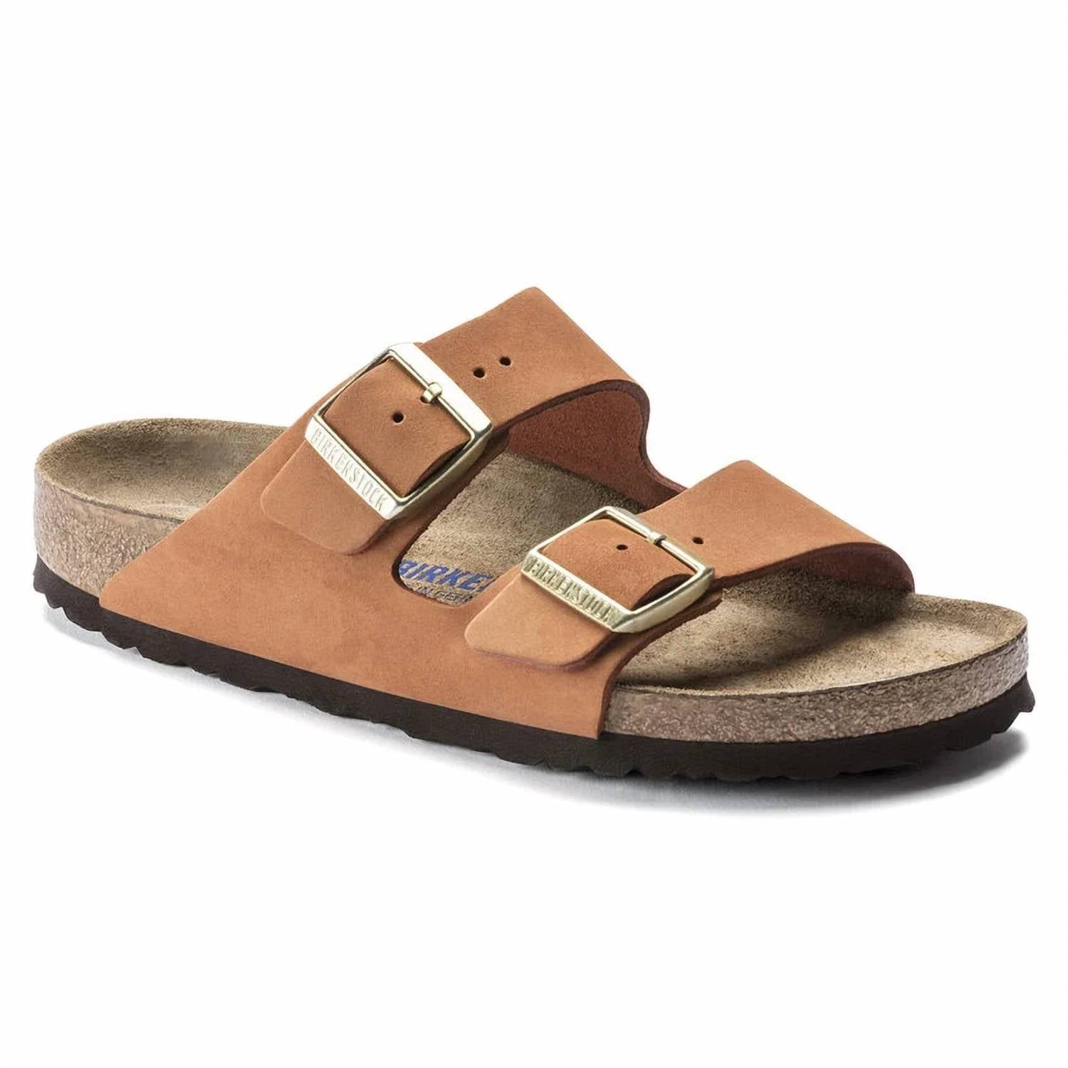 Birkenstock - Unisex Arizona Nubuck Soft Footbed Sandal