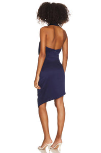 ELLIATT Camo Dress in navy - women's dress - alternate view