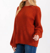 Wholesale Fashion Trends - Long Balloon Sleeve Pullover