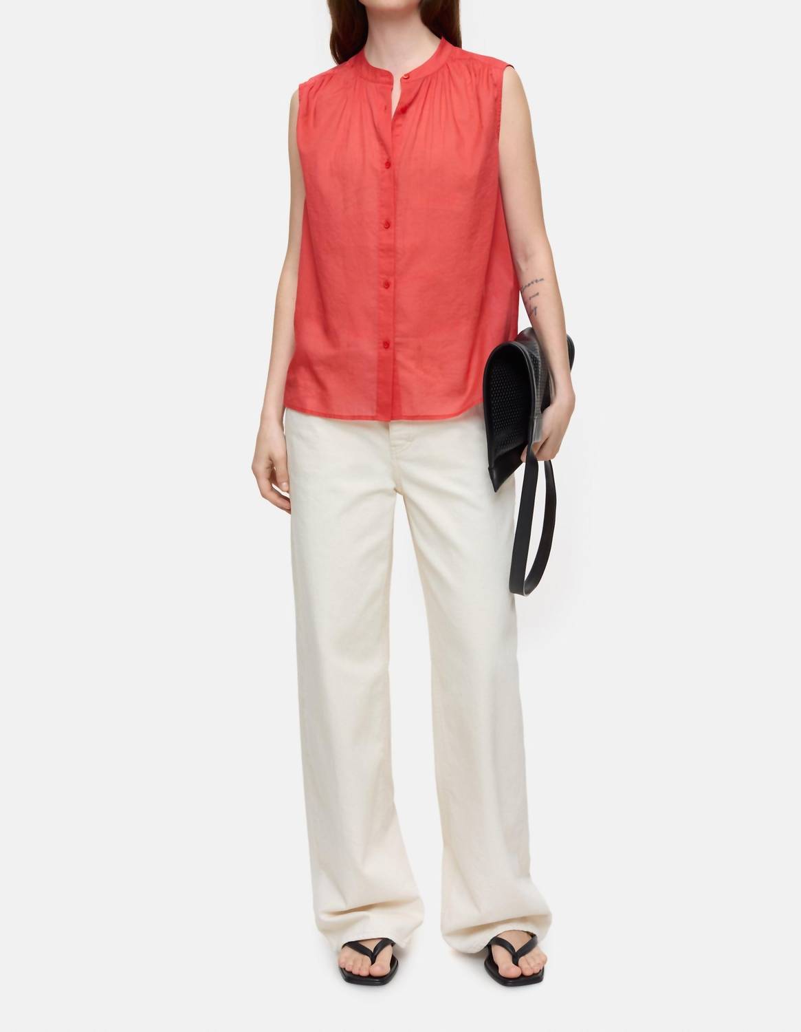 CLOSED Cotton Voile Blouse in arabiata - women's blouse