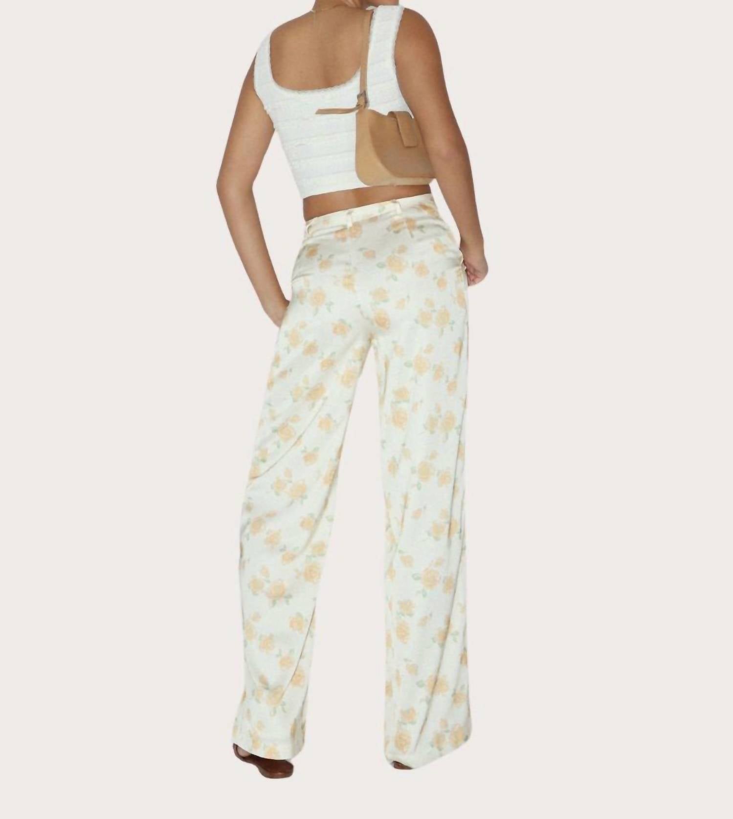 Bailey Rose - Luna Floral Satin Pants