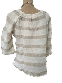 Paperlace - Women's Elastic Stripe Top