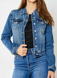 Judy Blue - Denim Classic Destroy Jacket