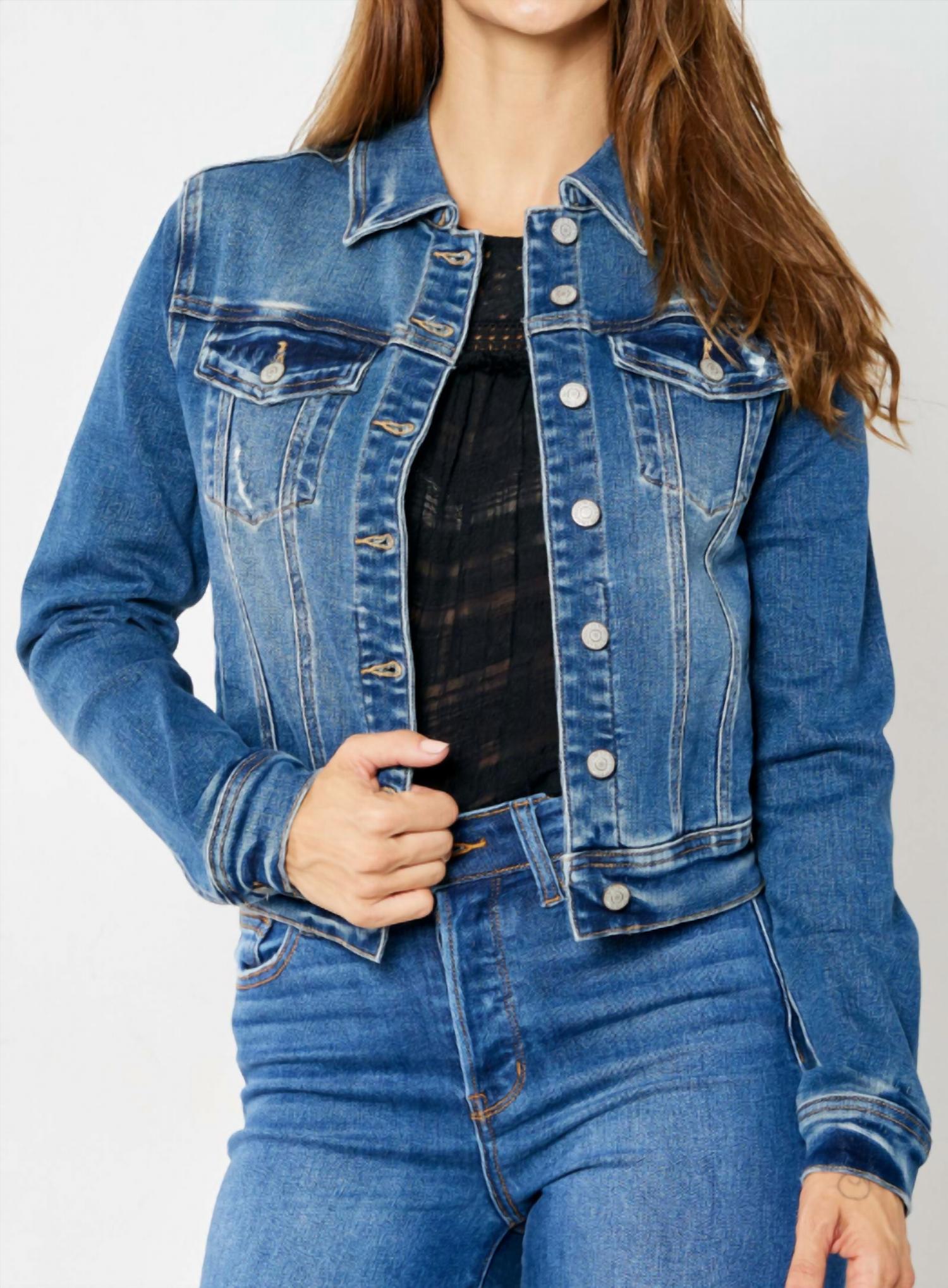Judy Blue - Denim Classic Destroy Jacket