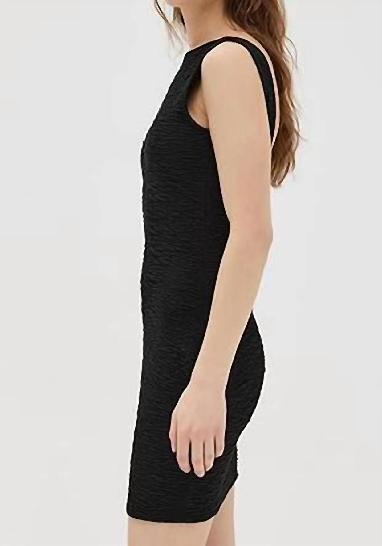Good American - Wide Scrunchie Scoop Back Mini Dress
